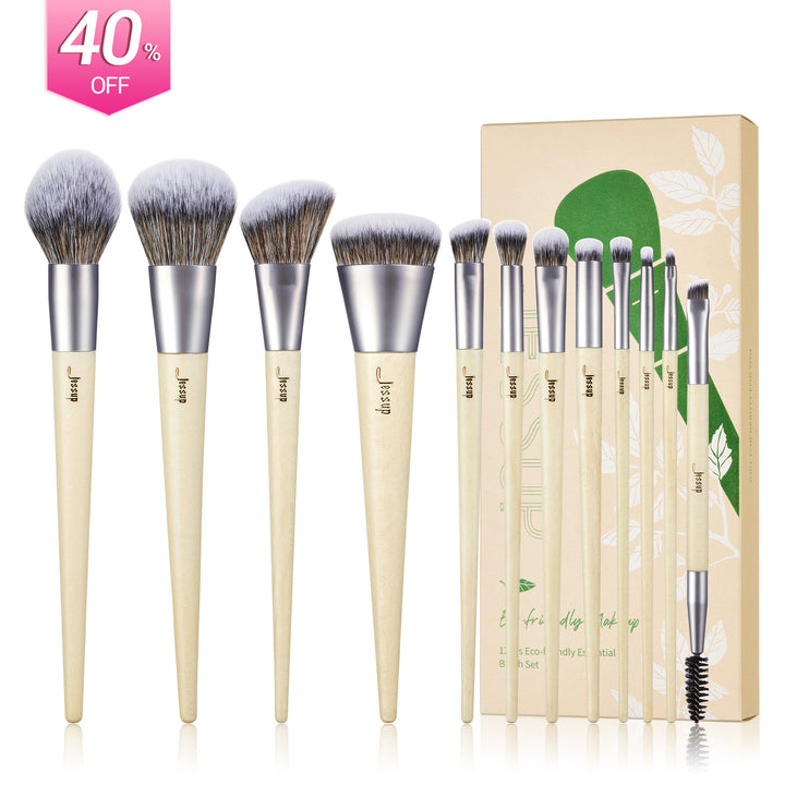 Sustainable and Eco-friendly Brush Set Low Waste 12Pcs T327