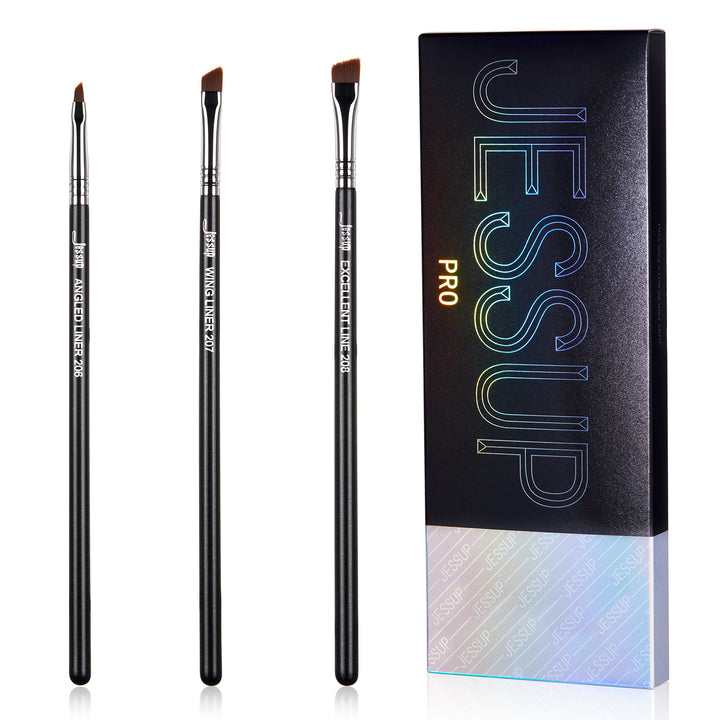 PRO Angled Liner Brushes Set 3Pcs T345