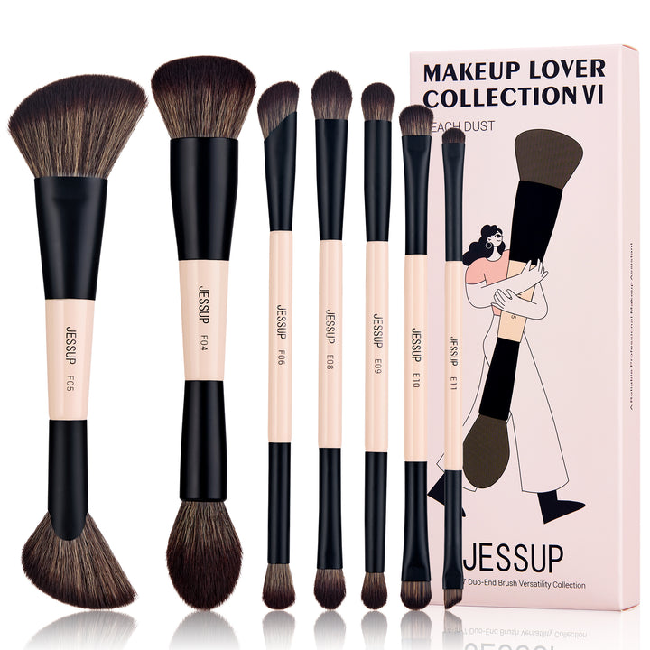 Jessup double sided Makeup Brushes