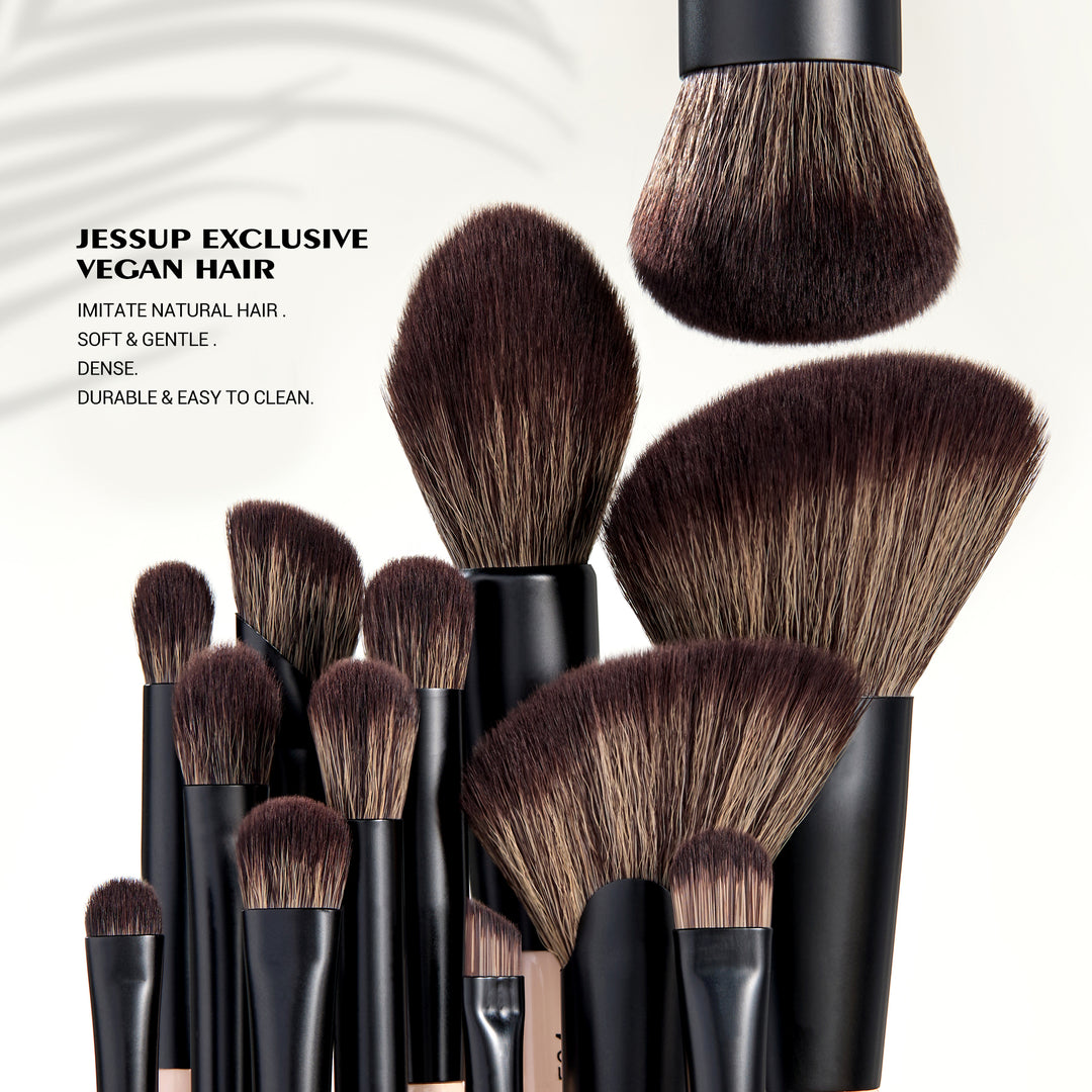 Jessup professional-grade versatile brush set