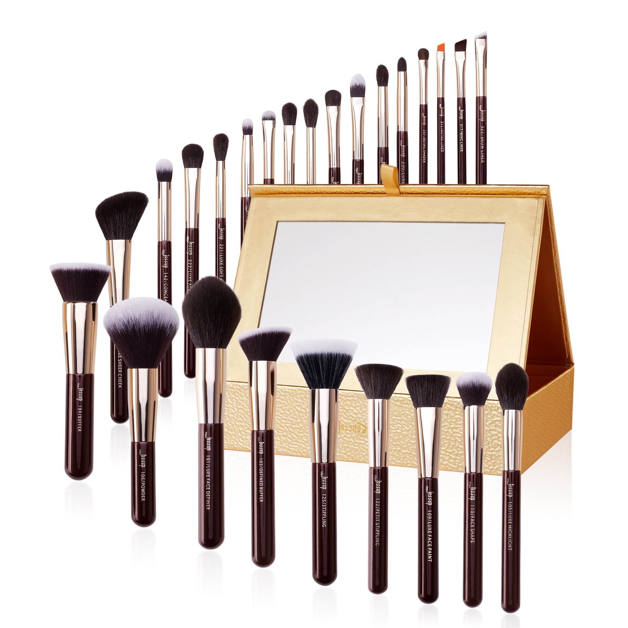 The Best Makeup Brush kit best Affordable Labeled  Jessup – Jessup Beauty