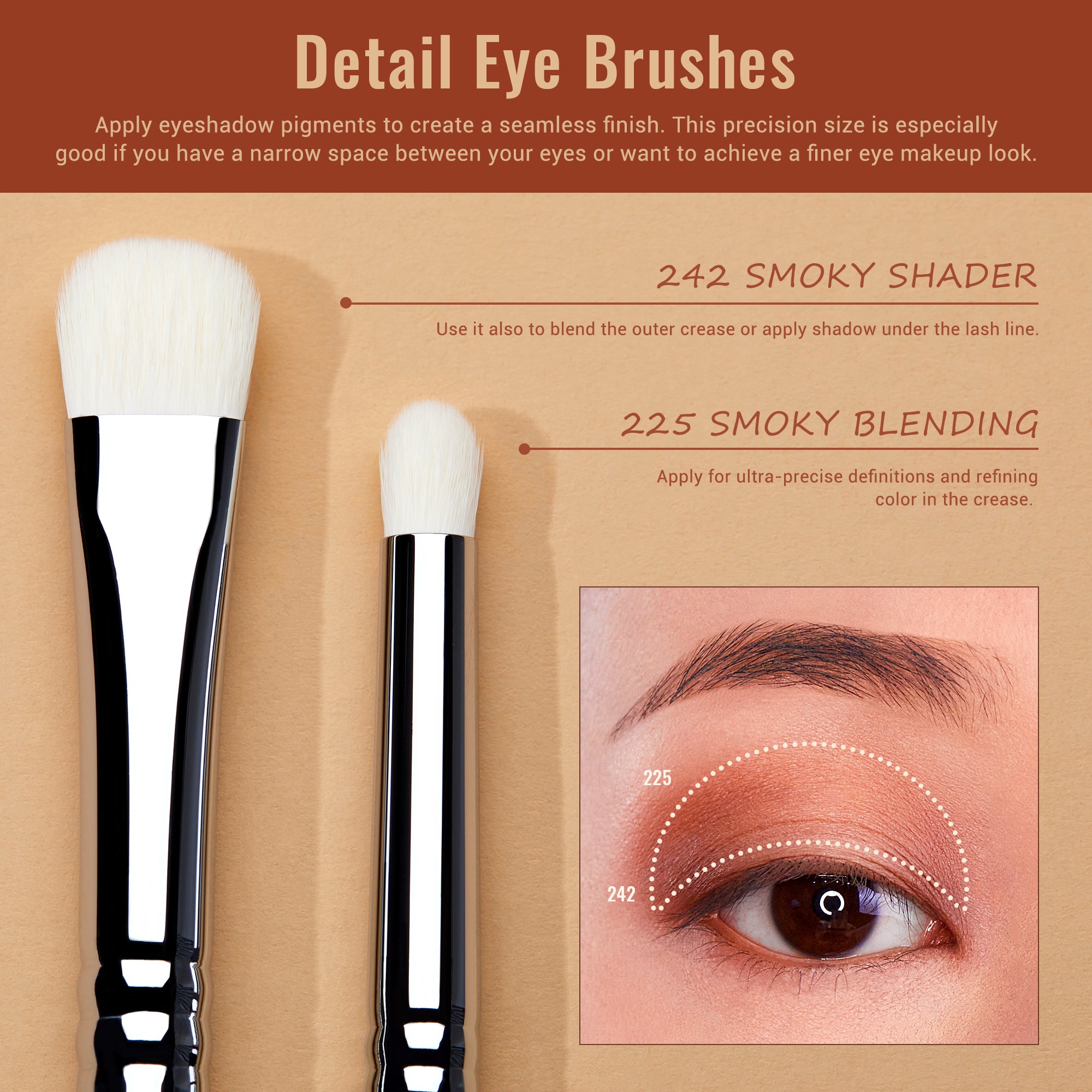 Pretty eyeshadow online brushes