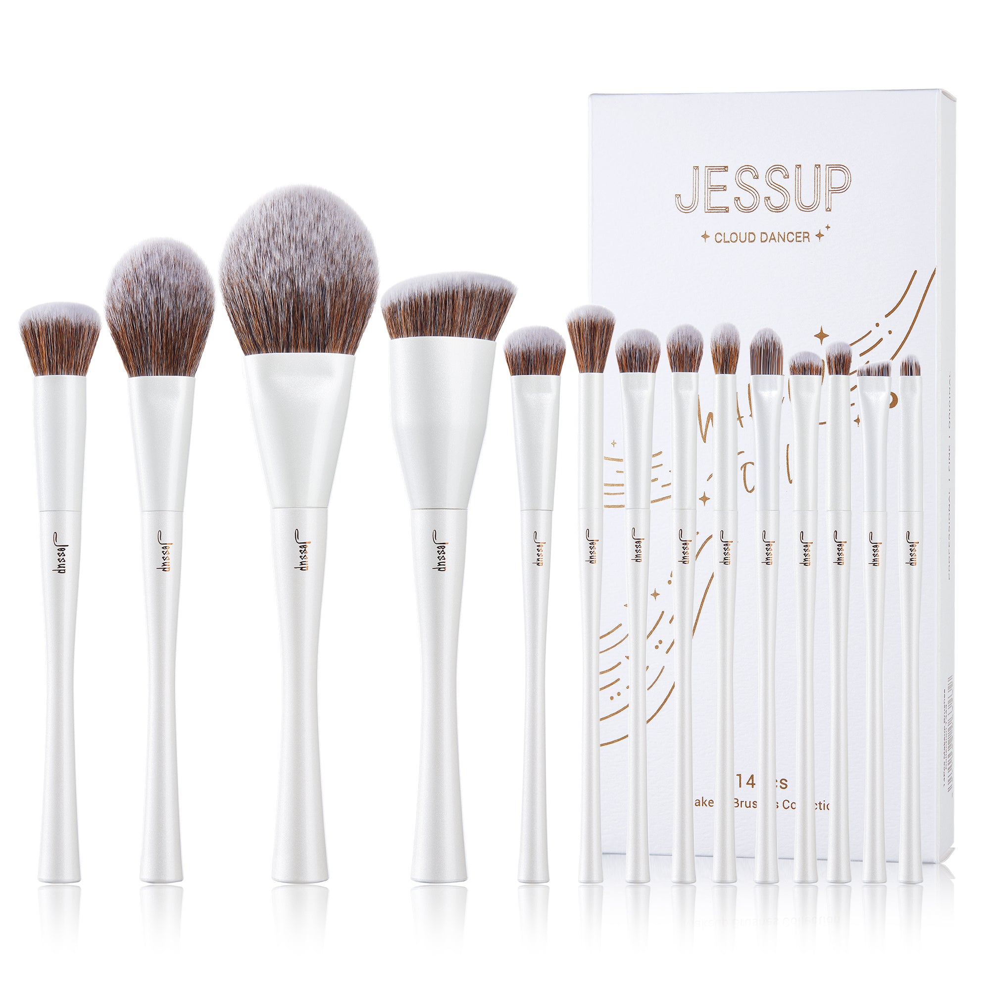 4pcs amazing popular Makeup set included foundation brush and so much more